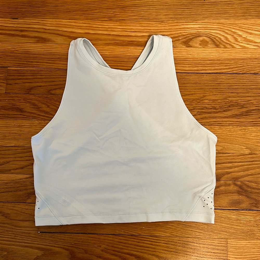 Athleta blue Crop Top